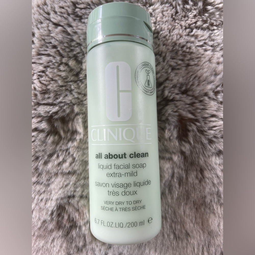 Clinique all about clean liquid facial soap extra-mild 6.7oz 200ml